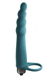 Зеленая вибронасадка для двойного проникновения Bramble - 16,5 см. - Lola Games - купить с доставкой в Оренбурге