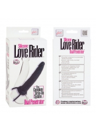 Насадка на пенис Silicone Love Rider Dual Penetrator для двойного проникновения - 14 см. - California Exotic Novelties - в Оренбурге купить с доставкой