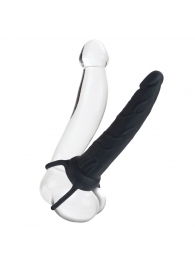 Насадка на пенис Silicone Love Rider Dual Penetrator для двойного проникновения - 14 см. - California Exotic Novelties - в Оренбурге купить с доставкой