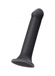 Черный фаллос на присоске Silicone Bendable Dildo XL - 20 см. - Strap-on-me - купить с доставкой в Оренбурге