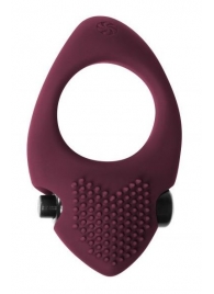 Бордовое эрекционное виброкольцо Pure Passion Sunset - Lola Games - в Оренбурге купить с доставкой
