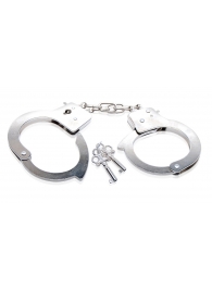 Металлические наручники Beginner s Metal Cuffs - Pipedream - купить с доставкой в Оренбурге