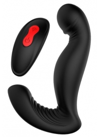 Черный вибромассажер простаты SWIRLING P-PLEASER - Dream Toys - в Оренбурге купить с доставкой