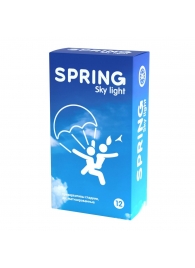 Ультратонкие презервативы SPRING SKY LIGHT - 12 шт. - SPRING - купить с доставкой в Оренбурге