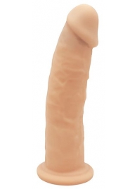 Телесный фаллоимитатор на присоске DILDO 7.5INCH - 19 см. - Dream Toys