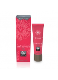 Возбуждающий интимный гель для двоих STIMULATION GEL Pomegranate   Nutmeg - 30 мл. - Shiatsu - купить с доставкой в Оренбурге