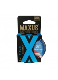 Классические презервативы в пластиковом кейсе MAXUS Classic - 3 шт. - Maxus - купить с доставкой в Оренбурге