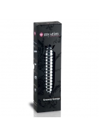 Рельефный фаллос для интенсивного электросекса Groovey George - 20 см. - MyStim - купить с доставкой в Оренбурге