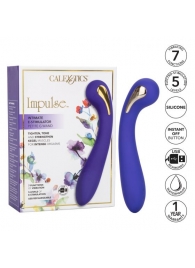 Фиолетовый вибромассажер с электростимуляцией Intimate Estim Petite G Wand - 19 см. - California Exotic Novelties - купить с доставкой в Оренбурге