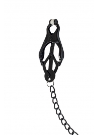 Зажимы на соски Darkside с цепочкой - Lola Games - купить с доставкой в Оренбурге