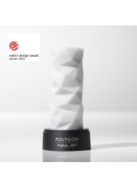 Белый 3D мастурбатор POLYGON - Tenga - в Оренбурге купить с доставкой