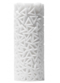 Белый 3D мастурбатор PILE - Tenga - в Оренбурге купить с доставкой