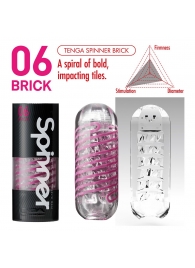 Мастурбатор SPINNER Brick - Tenga - в Оренбурге купить с доставкой