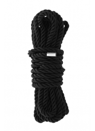 Черная веревка для шибари DELUXE BONDAGE ROPE - 5 м. - Dream Toys - купить с доставкой в Оренбурге