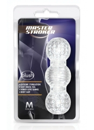 Прозрачный фигурный мастурбатор Master Stroker - Blush Novelties - в Оренбурге купить с доставкой