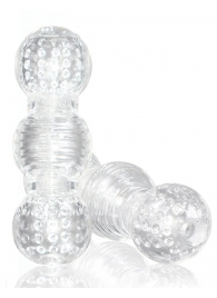 Прозрачный фигурный мастурбатор Master Stroker - Blush Novelties - в Оренбурге купить с доставкой