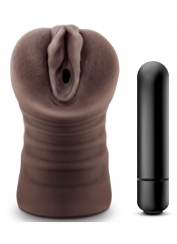 Коричневый мастурбатор-вагина Hot Chocolate Brianna - Blush Novelties - в Оренбурге купить с доставкой