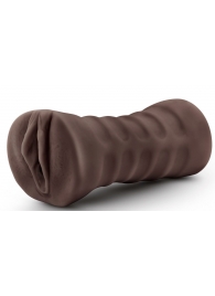 Коричневый мастурбатор-вагина Hot Chocolate Brianna - Blush Novelties - в Оренбурге купить с доставкой