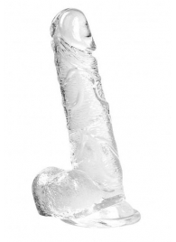 Прозрачный фаллоимитатор Oxygen - 17,5 см. - Lola Games