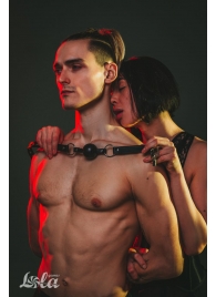 Черный кляп Love Addict на замочке - Lola Games - купить с доставкой в Оренбурге