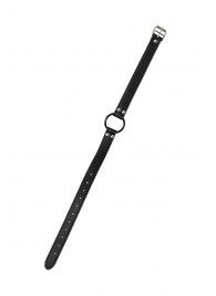 Черный кляп-кольцо Modesty - Lola Games - купить с доставкой в Оренбурге