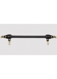 Черная распорка для ног Bound to You Faux Leather Spreader Bar - 50,8 см. - Fifty Shades of Grey - купить с доставкой в Оренбурге