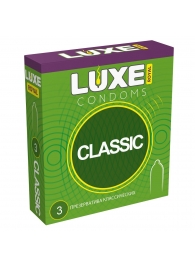 Гладкие презервативы LUXE Royal Classic - 3 шт. - Luxe - купить с доставкой в Оренбурге