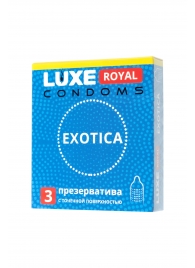 Текстурированные презервативы LUXE Royal Exotica - 3 шт. - Luxe - купить с доставкой в Оренбурге