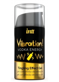 Жидкий интимный гель с эффектом вибрации Vibration! Vodka Energy - 15 мл. - INTT - купить с доставкой в Оренбурге