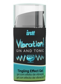 Жидкий интимный гель с эффектом вибрации Vibration! Gin   Tonic - 15 мл. - INTT - купить с доставкой в Оренбурге