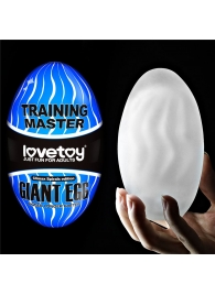 Мастурбатор-яйцо Giant Egg Climax Spirals Edition - Lovetoy - в Оренбурге купить с доставкой