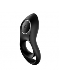 Черное эрекционное виброкольцо Legendary Duo - Satisfyer - в Оренбурге купить с доставкой