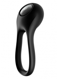 Черное эрекционное виброкольцо Majestic Duo - Satisfyer - в Оренбурге купить с доставкой