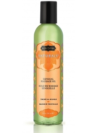 Массажное масло Naturals Tropical Mango с ароматом манго - 236 мл. - Kama Sutra - купить с доставкой в Оренбурге