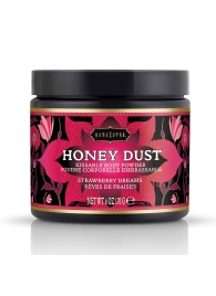 Пудра для тела Honey Dust Body Powder с ароматом клубники - 170 гр. - Kama Sutra - купить с доставкой в Оренбурге