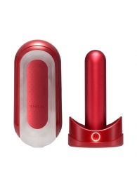 Красный мастурбатор Flip Zero Red   Warmer с подогревом - Tenga - в Оренбурге купить с доставкой