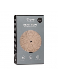 Пеньковая веревка для связывания Hemp Rope - 5 м. - Easy toys - купить с доставкой в Оренбурге