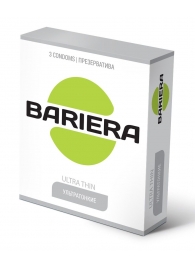 Ультратонкие презервативы Bariera Ultra Thin - 3 шт. - Bariera - купить с доставкой в Оренбурге