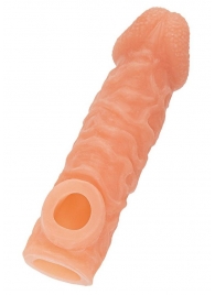 Телесная закрытая насадка с шершавой головкой Cock Sleeve Size S - 13,8 см. - KOKOS - в Оренбурге купить с доставкой