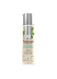 Массажное масло с ароматом перечной мяты и эвкалипта JO Naturals Peppermint   Eucalyptus - 120 мл. - System JO - купить с доставкой в Оренбурге