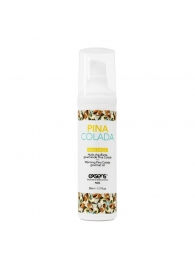 Разогревающее массажное масло с ароматом пина колада Gourmet Pina Colada - 50 мл. - Exsens - купить с доставкой в Оренбурге