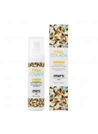 Разогревающее массажное масло с ароматом пина колада Gourmet Pina Colada - 50 мл. - Exsens - купить с доставкой в Оренбурге