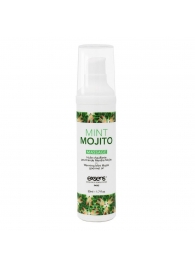 Разогревающее массажное масло с ароматом мохито Gourmet Mint Mojito - 50 мл. - Exsens - купить с доставкой в Оренбурге