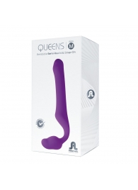 Лиловый безремневой страпон Queens M - Adrien Lastic - купить с доставкой в Оренбурге