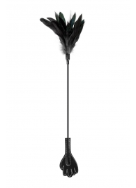Двусторонний стек-щекоталка Sweet Caress Feather Whip - 58 см. - Sweet Caress - купить с доставкой в Оренбурге