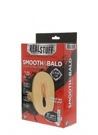 Мастурбатор-вагина с вибрацией и выносным пультом управления REALSTUFF SMOOTH   BALD - Dream Toys - в Оренбурге купить с доставкой