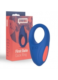 Синее эрекционное кольцо RRRING First Date Cock Ring - FeelzToys - в Оренбурге купить с доставкой