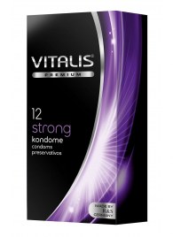 Презервативы с утолщённой стенкой VITALIS PREMIUM strong - 12 шт. - Vitalis - купить с доставкой в Оренбурге