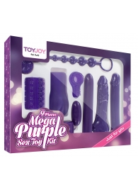 Эротический набор Toy Joy Mega Purple - Toy Joy - купить с доставкой в Оренбурге