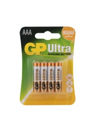 Батарейки алкалиновые GP Ultra Alkaline 24А AАA/LR03 - 4 шт. - Элементы питания - купить с доставкой в Оренбурге